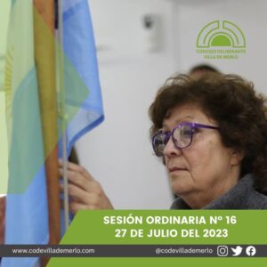 SESIÓN ORDINARIA ACTA N° 16-C.D.-2023